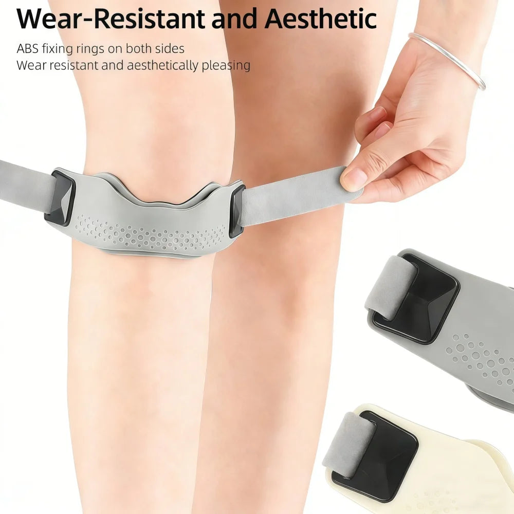 1/2Pcs Silicone Patellar Tendon Support Strap Adjustable Knee Support Pads for Men Women Sports, Running, Tennis, Jumpers Knee